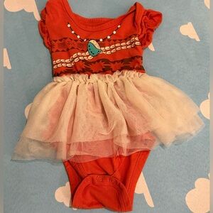 Disney Moana Moana's Outfit Infant Tutu One-Piece  18mo